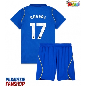 Koszulka piłkarska Chelsea Morgan Rogers #17 Strój Domowy dla dzieci 2026-27 tanio Krótki Rękaw (+ Krótkie spodenki)
